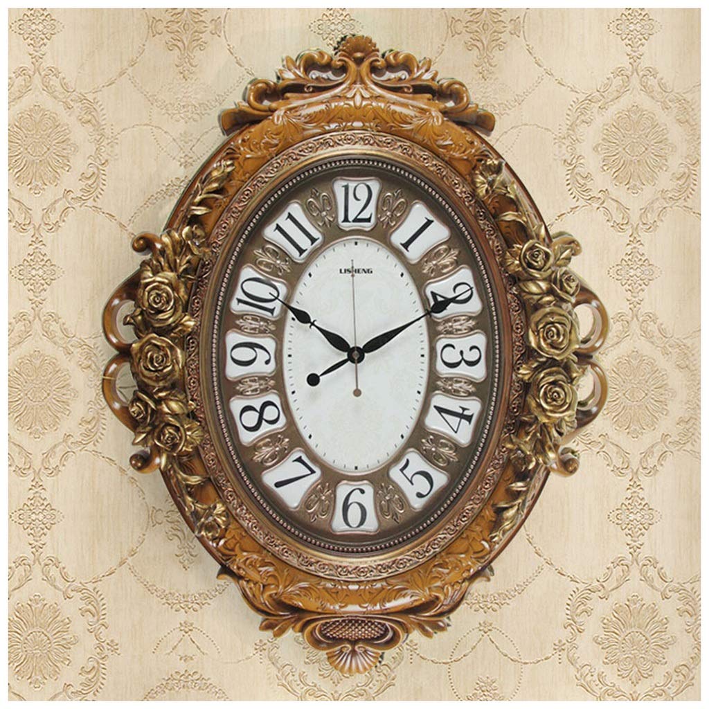 Wall Clock Retro Creative Fashion Home Living Room Silent Quartz Clock Art Decoration Wall Clock