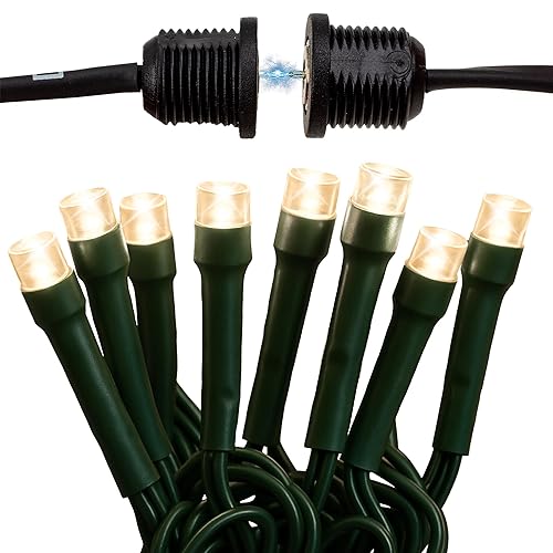 Magnetic String Lights - 60ft LED Fairy Lights with Quick