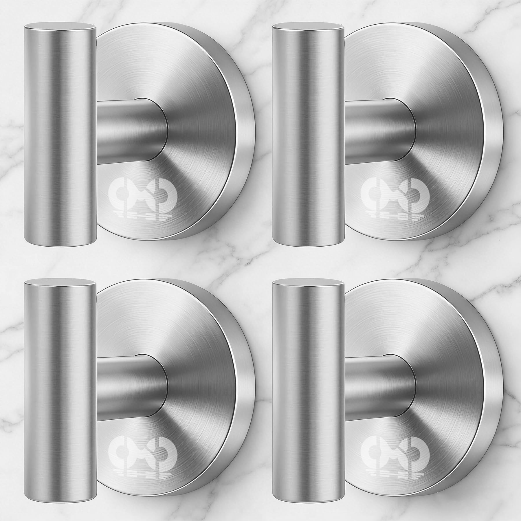 CMDZHF 4 Pack Heavy Duty Suction Cup Hooks for Shower Glass Window No Drill Removable Shower Hooks for