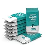 Flushable Adult Toilet Wipes, Fragrance Free, 42 Count (Pack of 8) (Total 336 wipes) (Previously Solimo)