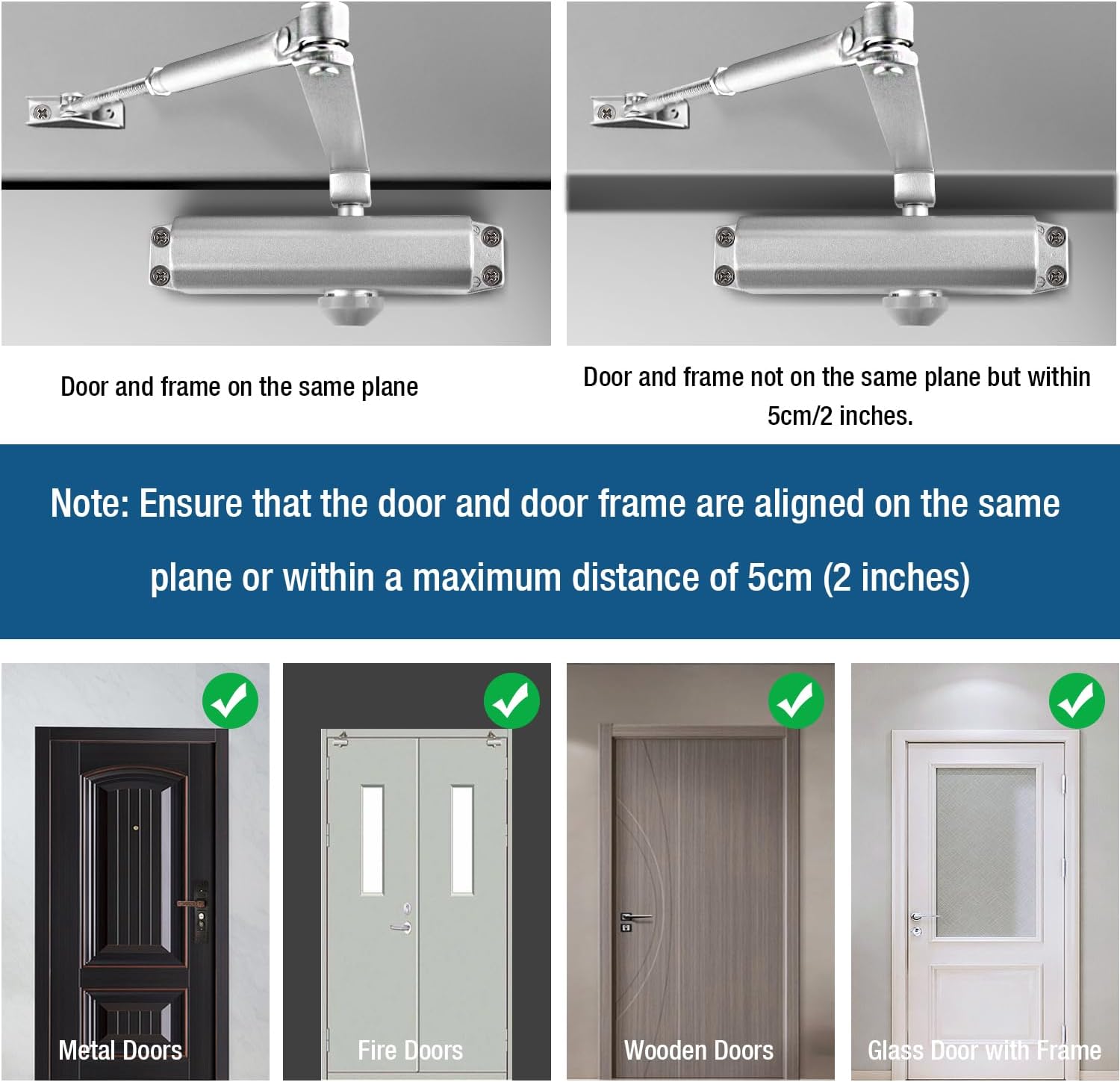 Furniture Anchors 10 Packs & Door Closer 1 Pack