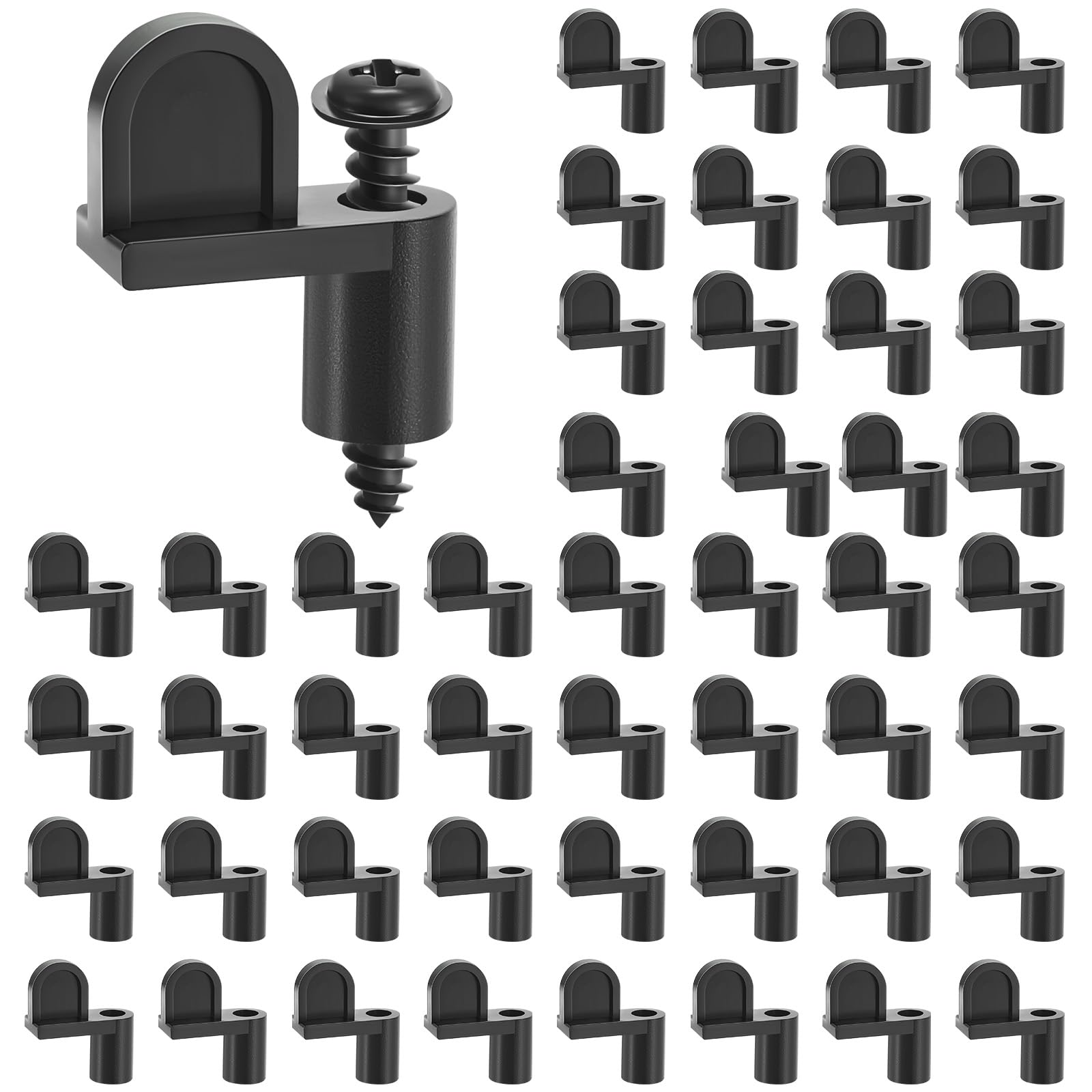 Clips de nailon para ventana: evite vibraciones en paneles de tormenta y contraventanas