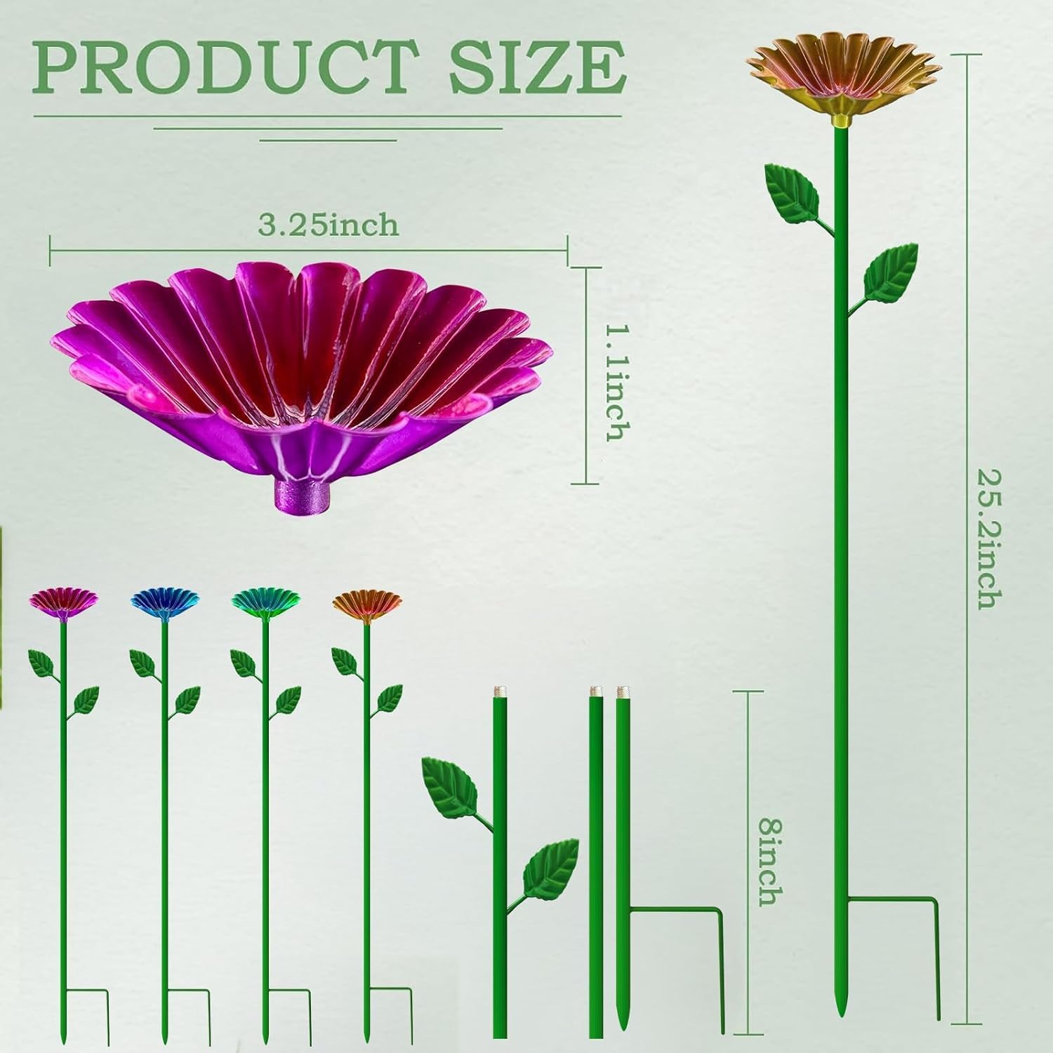 4 abbeveratoio per api da giardino, coppe per api, abbeveratoio in ferro, stazione d'acqua per api, stazioni di abbeveraggio, abbeveratoio a forma di fiore per balcone e giardino