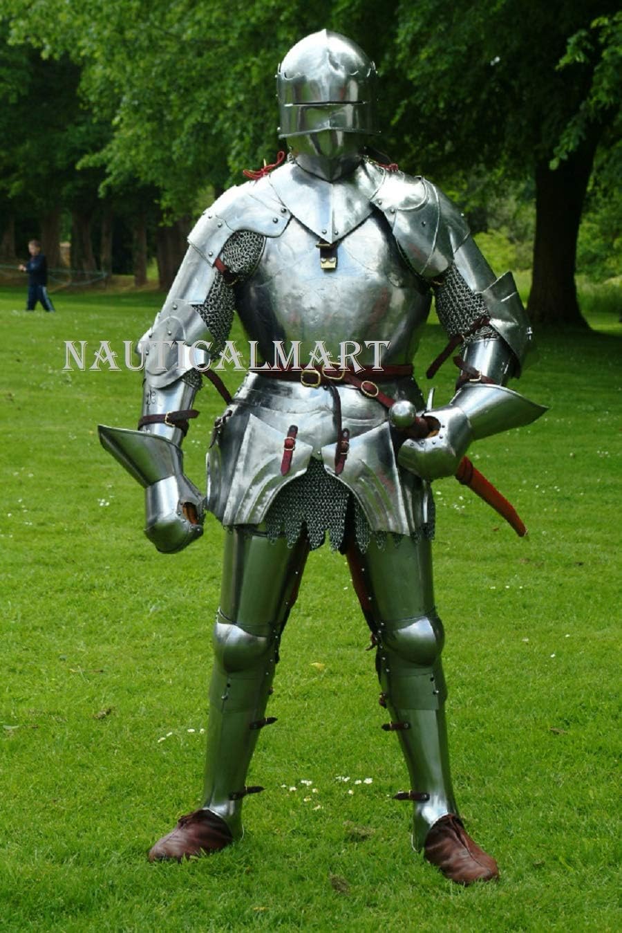 Nauticalmart Gothic Suit of Armor-Full Wearable LARP Costume Armor Halloween Costume