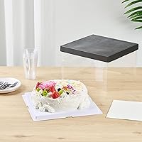 Vista 6 de Restaurantware Sweet Vision Cajas transparentes para tartas de 10 x 8.25 pulgadas, 10 cajas transparentes para tartas de base resistente a la grasa