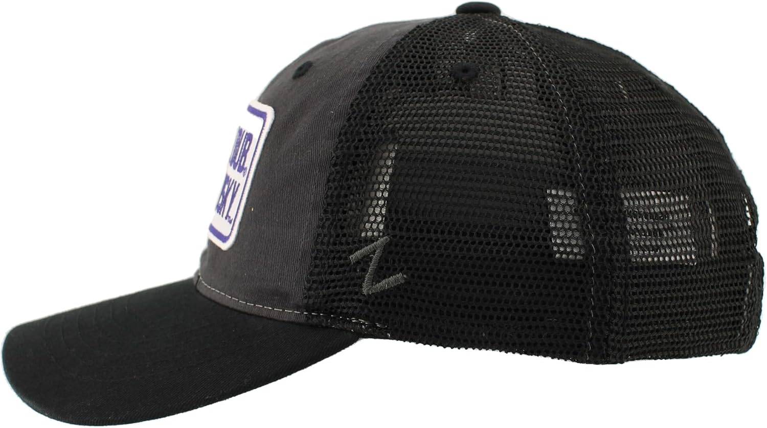 ZHATS Standard NCAA Officially Licensed Hat University Patch Defer Charcoal Black, Grey, One Size - Image 3