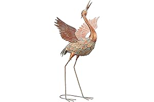 Ornate Outdoor Crane Statue: A Graceful Addition to Your Garden Sanctuary