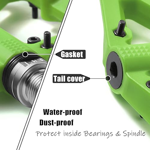 Miniatura 5 de BOWOD Pedales de bicicleta antideslizantes MTB Pedales de bicicleta de montaña Pedales sin clip Pedales de bicicleta de carretera Pedales de