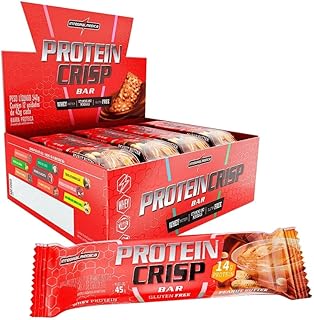 Protein Crisp Bar - 12 Unidades - IntegralMedica Amendoim