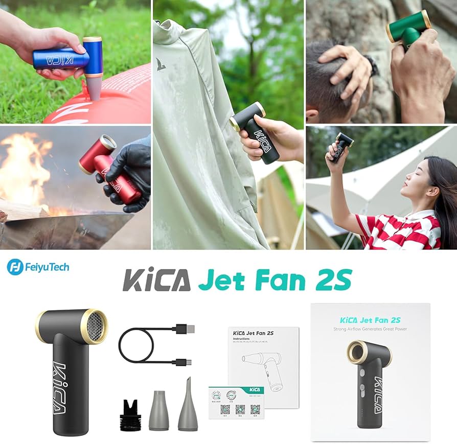 Amazon.co.jp: FeiyuTech KiCA Jet Fan 2S エアーブロワー 電動