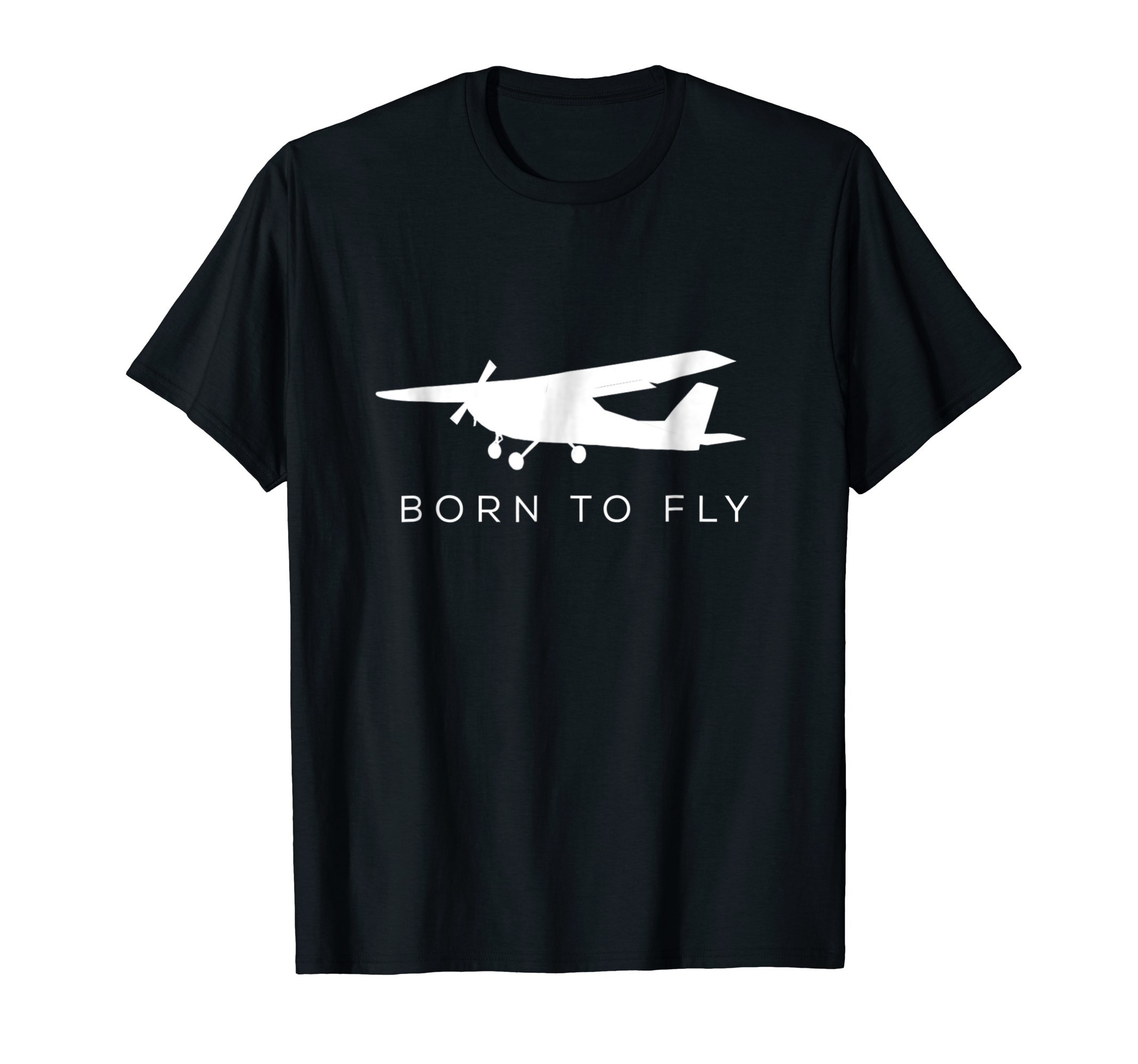 Bush Plane Silhouette Tshirt Shirt - Born To Fly T-Shirt