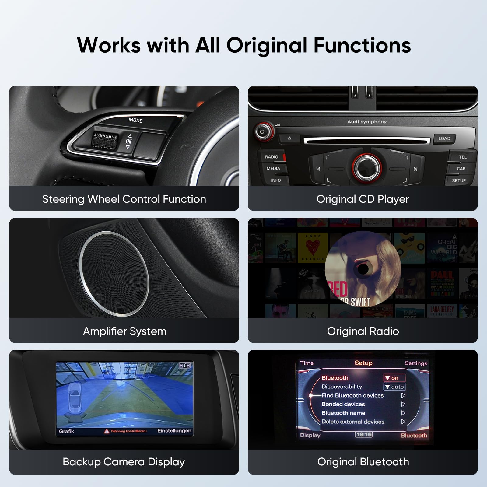 Amazon.co.jp: アウディ A4 A5 S4 S5 (2009-2016) 用カーステレオ