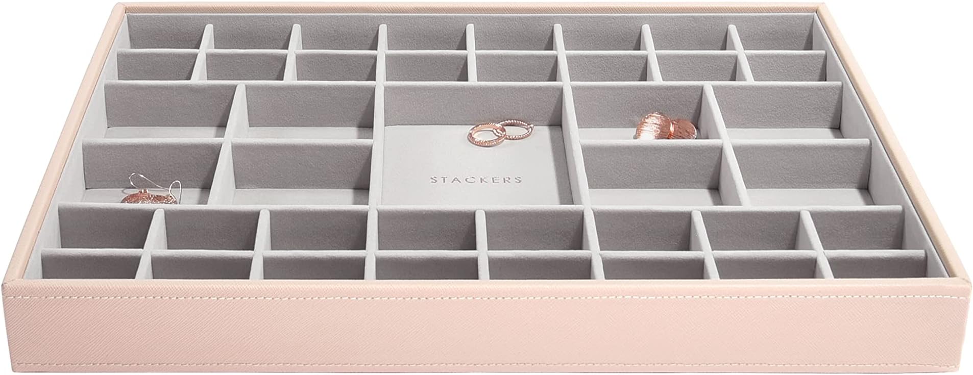 Stackers Blush Pink Supersize Jewellery Box Trinket Layer