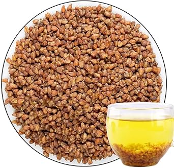 100% Natural Black Buckwheat 240G/8.46oz Pure Tartary Buckwheat Tea - Roasted Buckwheat - Loose Leaf Herbal Tea - Caffeine Free - NON-GMO - Gluten Free