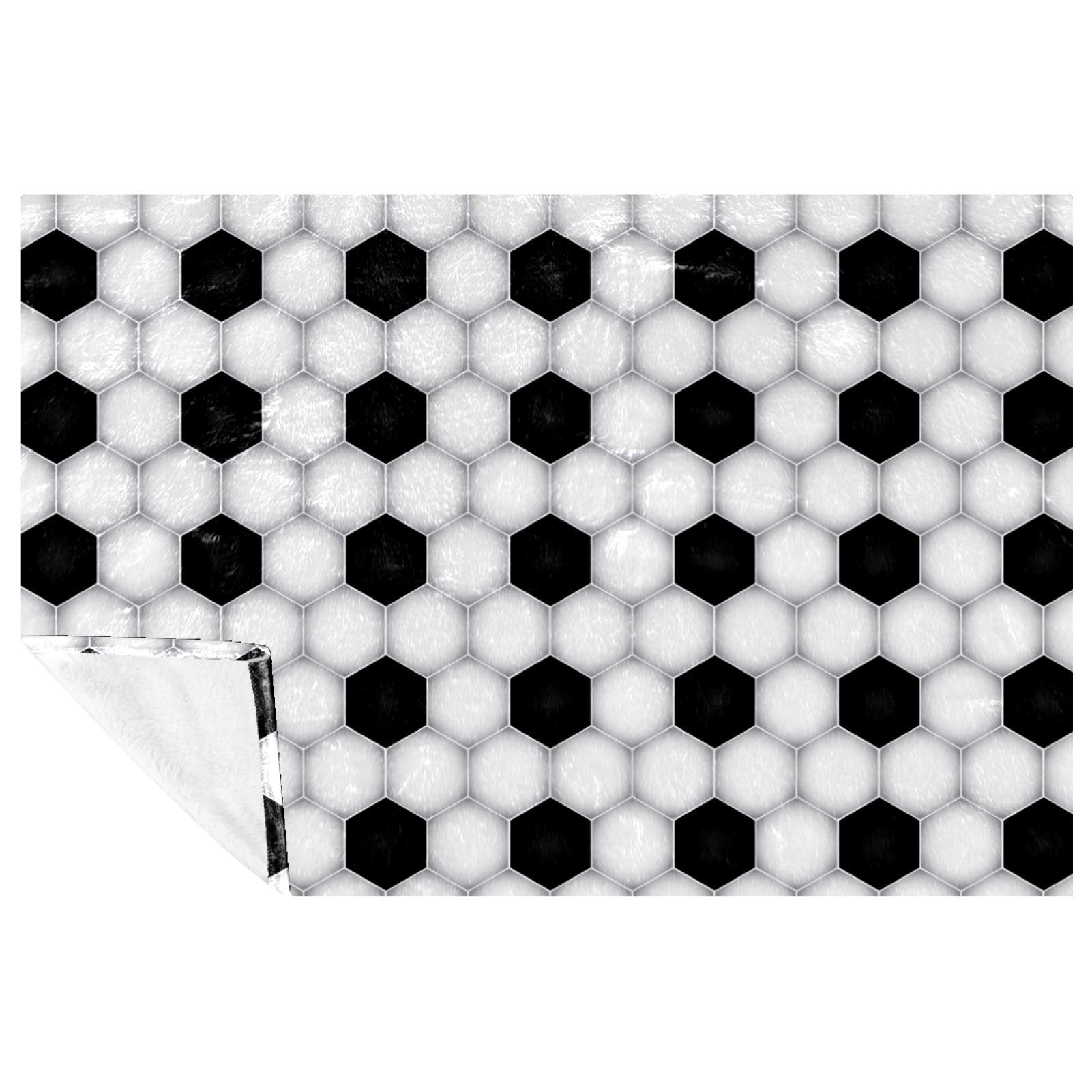 Couverture chaude imprimé football cadeau idéal pour lit enfant