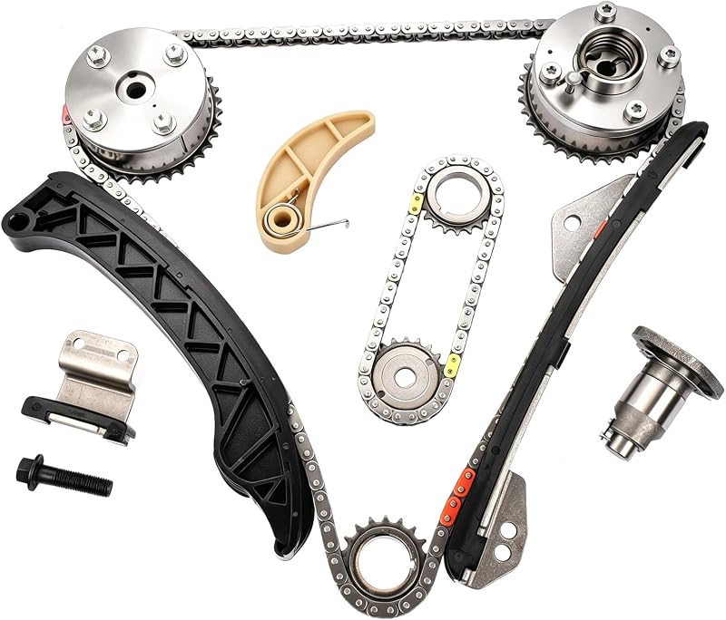 Kit de corrente de distribuição Flynsu com engrenagens VVT para Toyota, Scion e Pontiac 1.8L – Conjunto