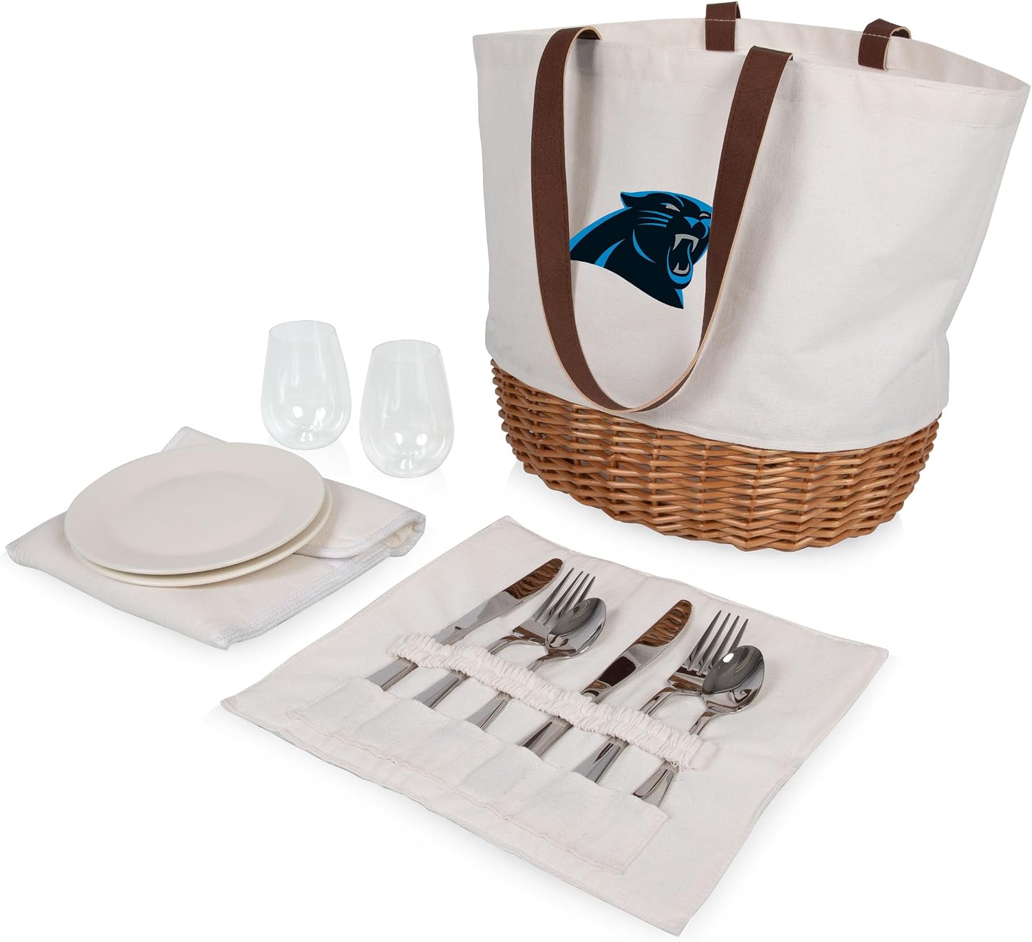 PICNIC TIME NFL Unisex-Adult NFL Promenade Picnic Basket