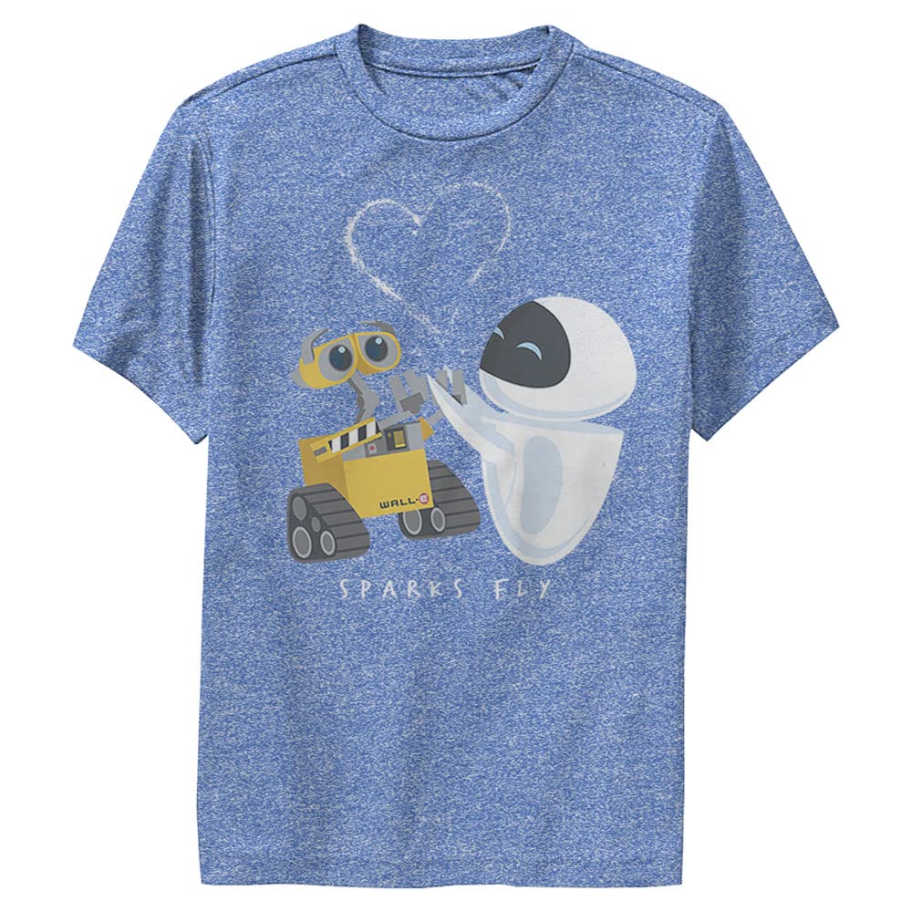 Pixar Wall E Sparks Fly Boys Short Sleeve Tee Shirt