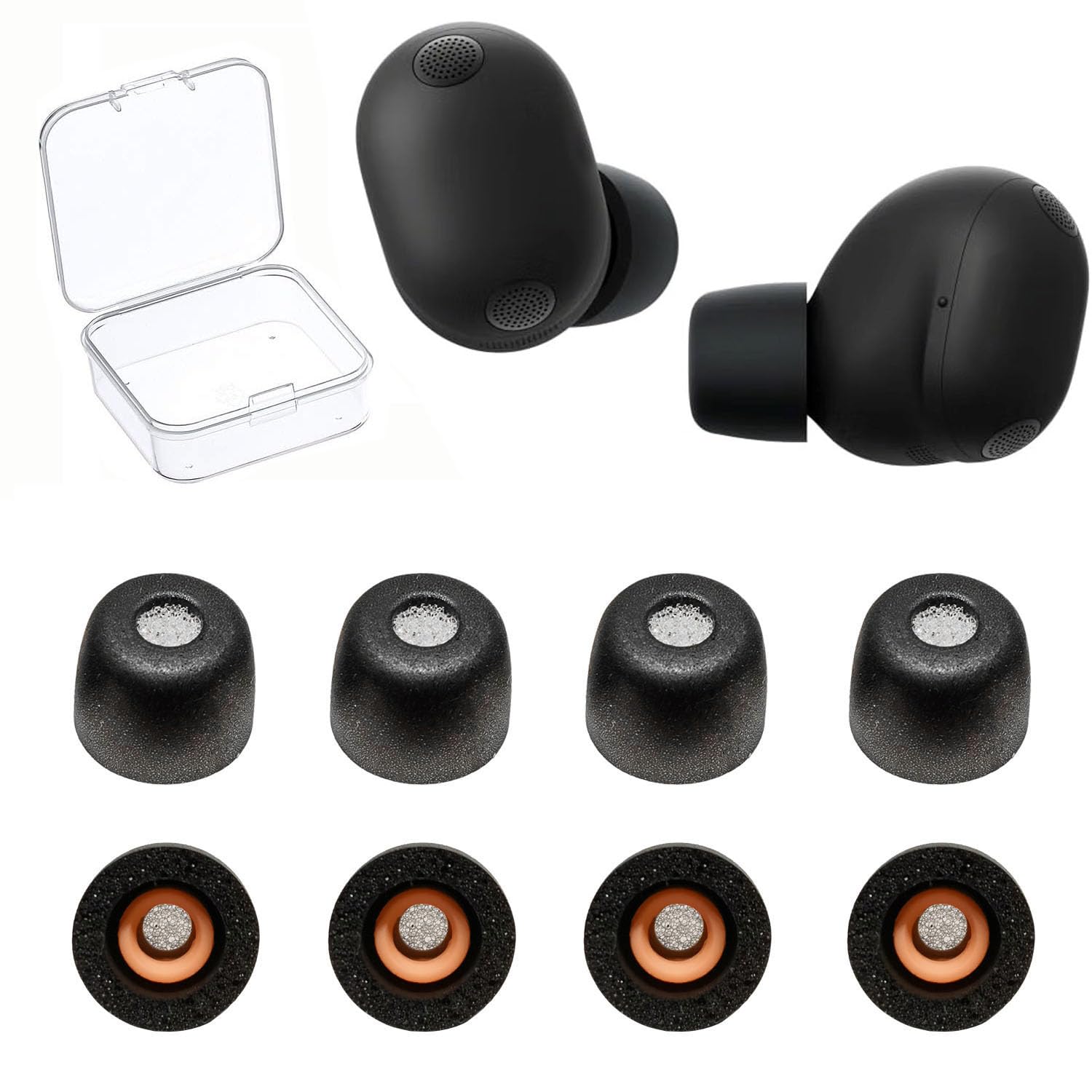 【左のみ】wf-1000xm5箱、ケース、イヤーピース付 Amazon | VSuRing イヤーピース ソニー用 WF-1000xm5 交換用 8個 低