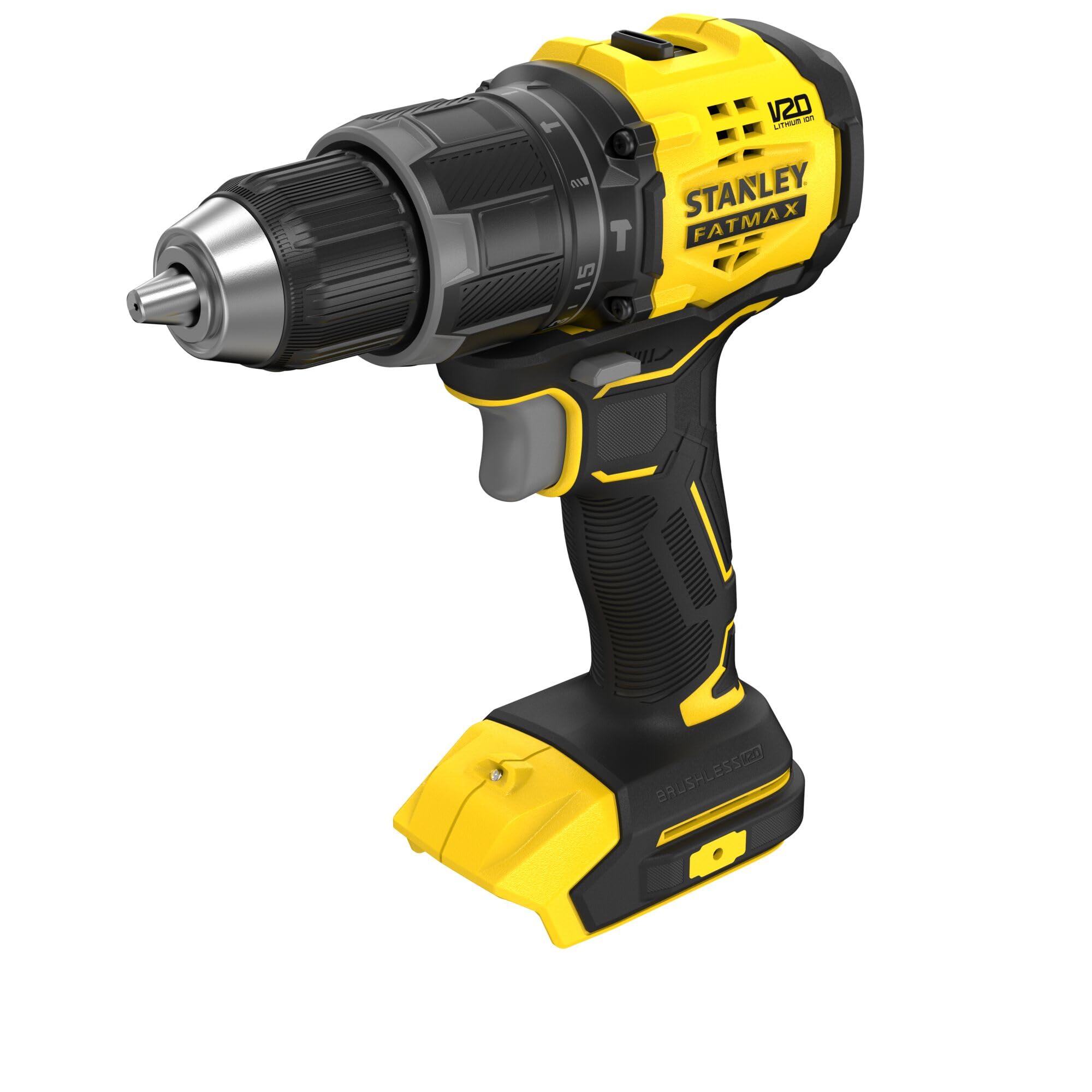STANLEY FATMAX SBD716-B1 20V MAX CORDLESS Brushless Hammer Drill Driver | 13mm Keyless Chuck | 1900 RPM Heavy Duty Power Tool for Drilling & Screwdriving – BARE TOOL (Battery & Charger Not Included)-image-27