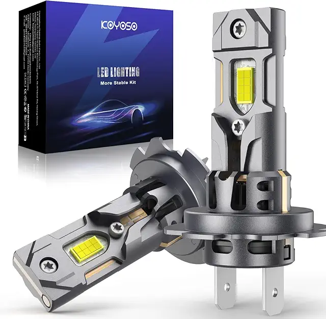 KOYOSO H7 LED Lampadina 30000LM 130W - Kit Conversione Faro Auto Plug and Play