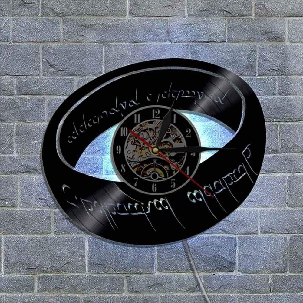 YANSHOU Vinyl wall clock, Michael Jackson watch the most suitable gift for men musician vinyl record mute wall clock mechanism