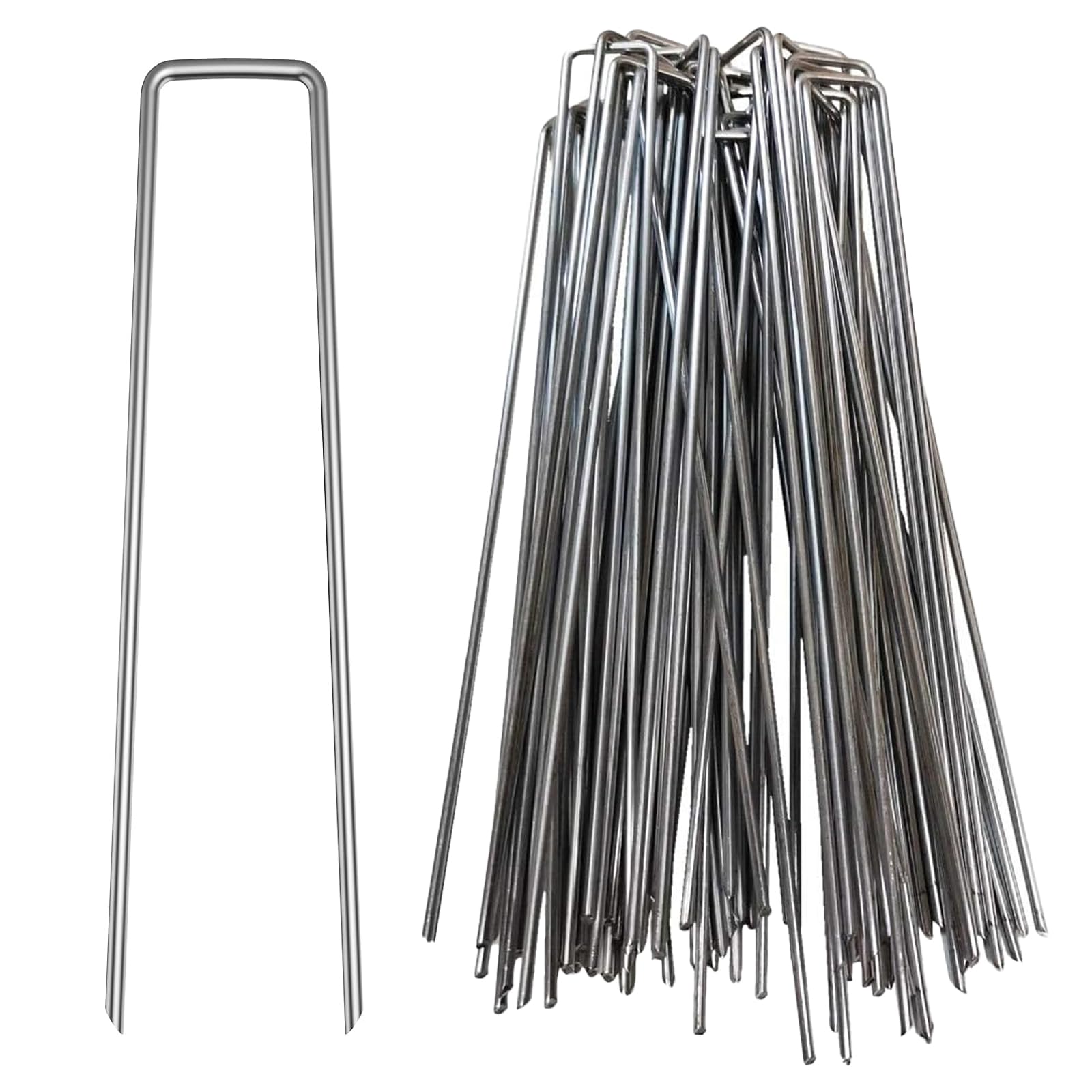 30Pcs 12inch Extra-Long U-Shaped Garden Securing Pegs,Anti-Rust Garden Stake with 30 Cable Ties for Dog Fences,Securing Weed Barrier Fabric Netting, Irrigation Hoses, Ground Sheets and Fleece,etc (B07L5NPPFZ) Amazon Price History, Amazon Price Tracker