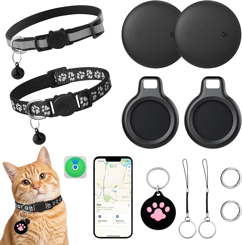 Astriva GPS nyomkövető macskáknak kutyáknak 2db Apple Find My kompatibilis