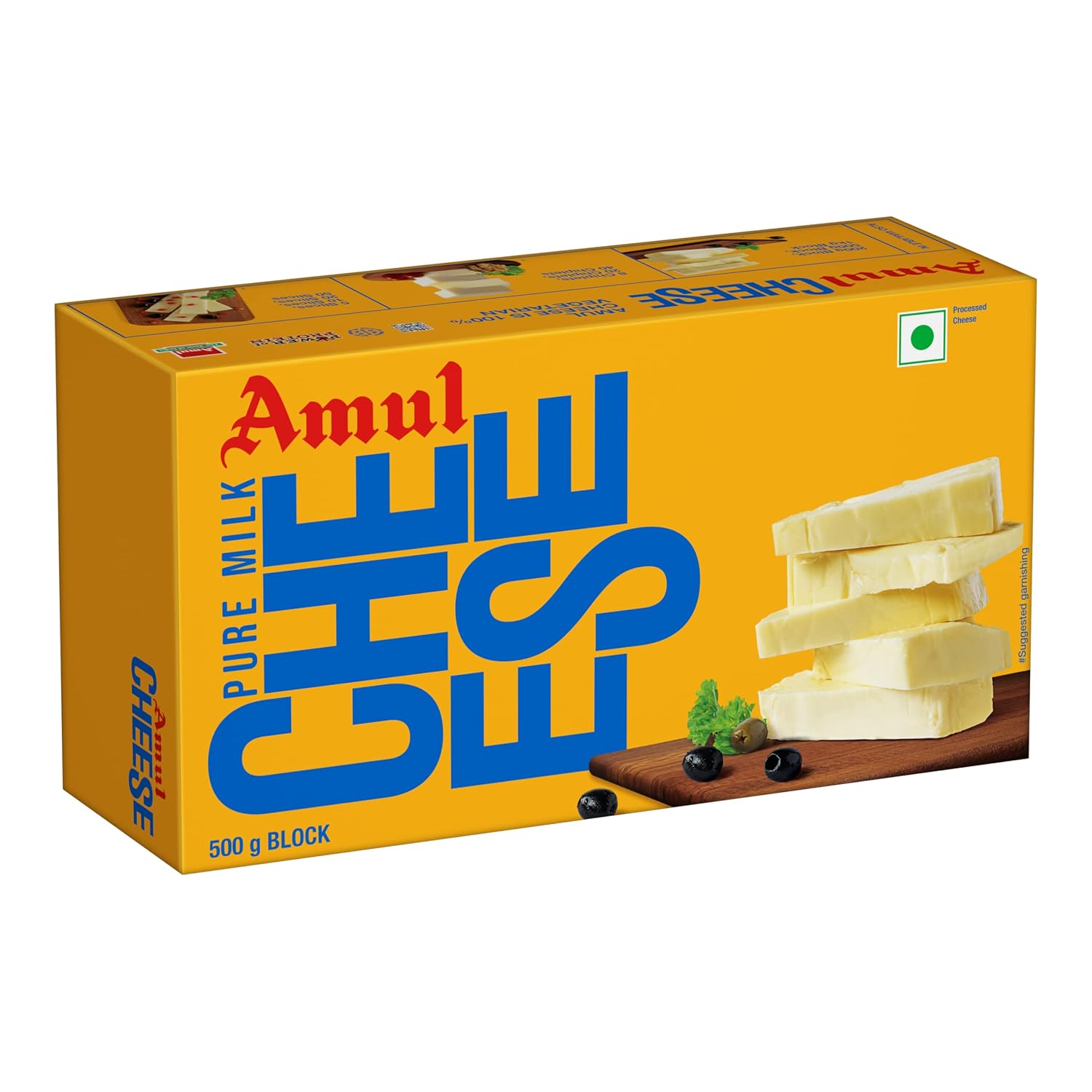 Amul Processed Cheese Block, 500 g Carton Amazon.in Grocery