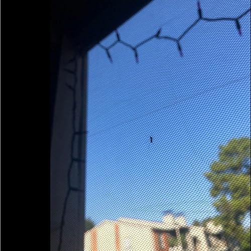 Miniatura 3 de Tela de tela para mosquiteros, redes de malla para barrera de plagas de insectos para porche, al aire libre, cama, boda, color negro, 60 x 120