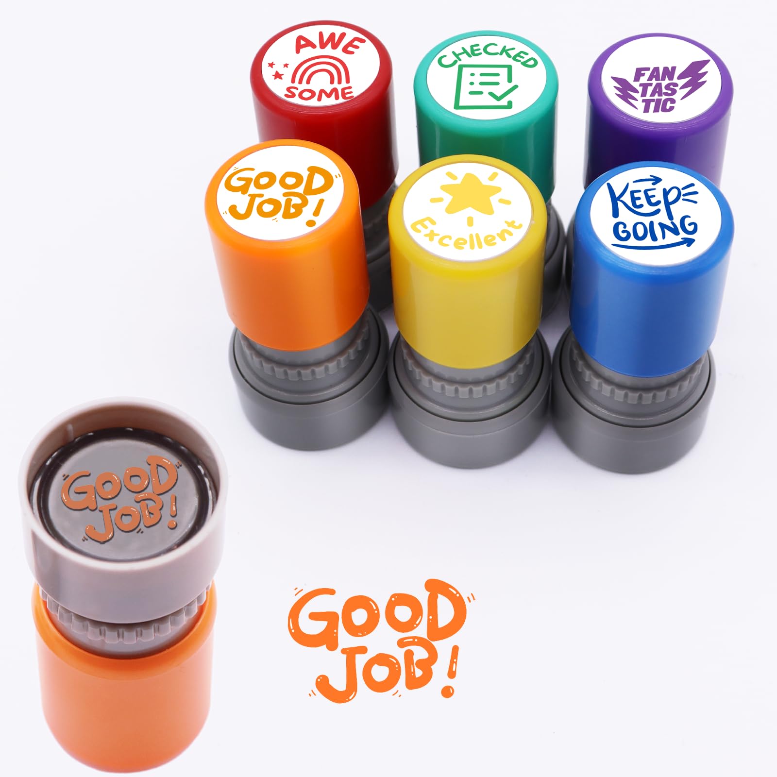 Set di 6 francobolli per insegnanti, per insegnanti, per classi, insegnanti, autoinchiostranti, per insegnanti, per insegnanti, timbri comportamentali, timbri per insegnanti, timbri di valutazione,