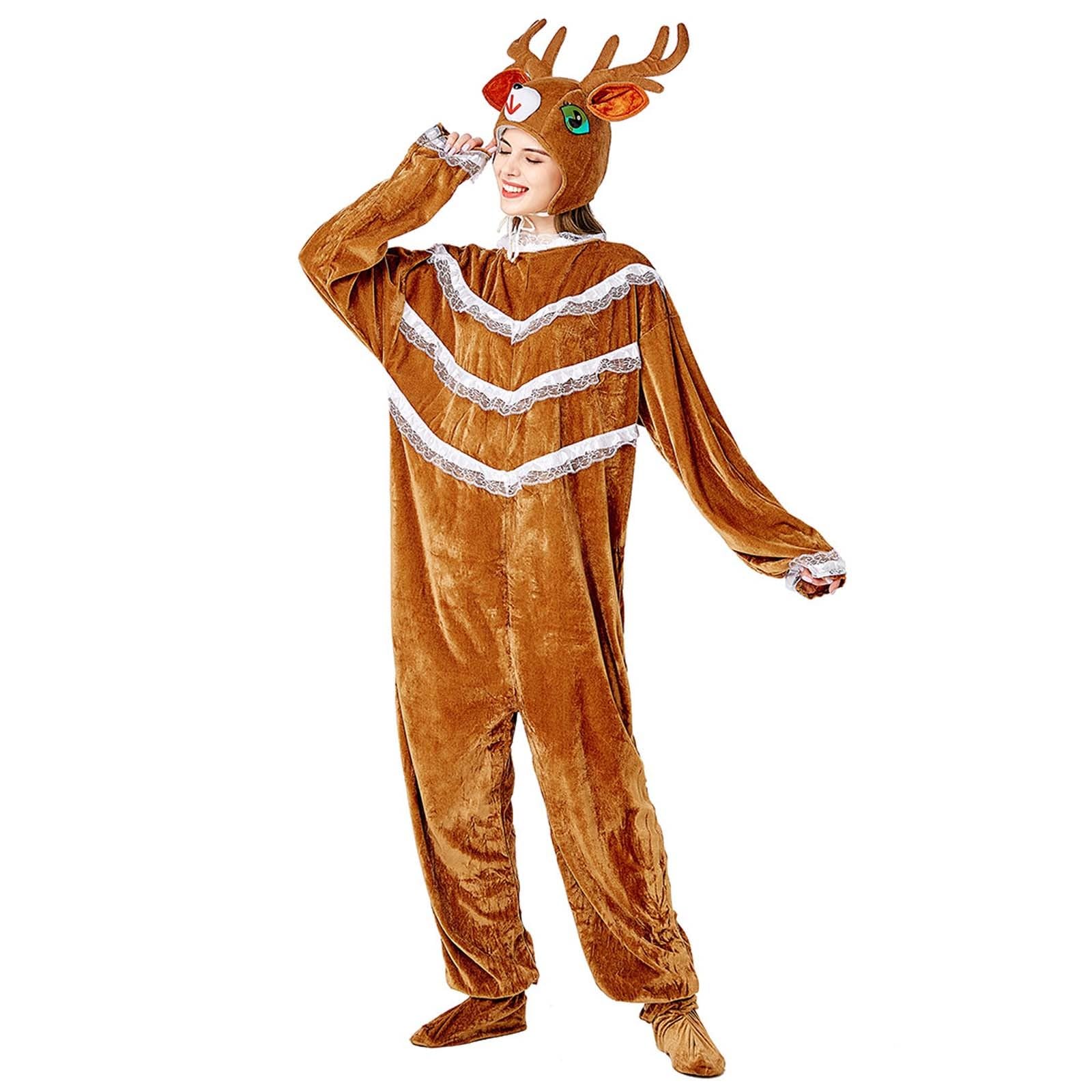 Generico Costume Natale Donna Renna