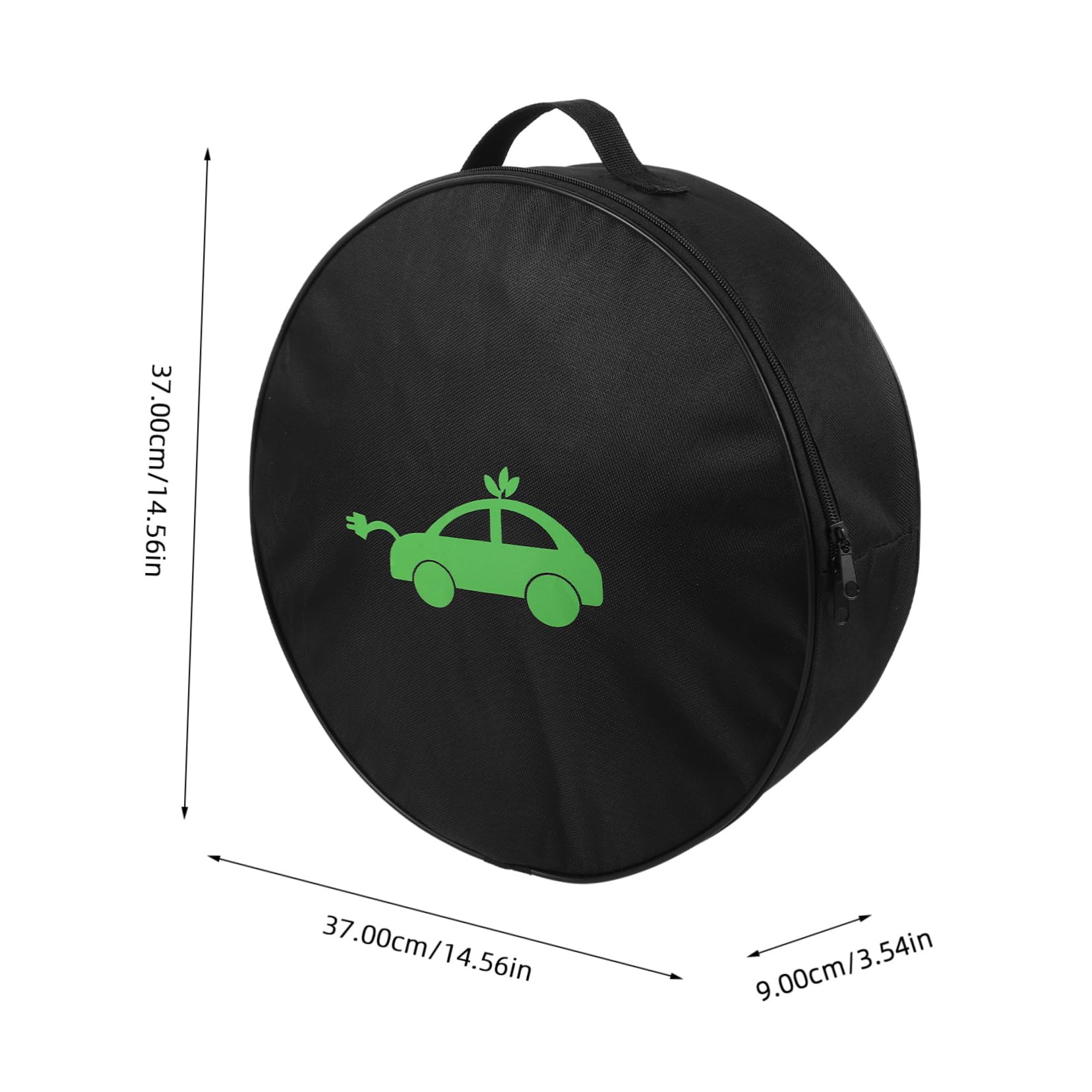 Luxshiny Estuche Organizador para Cargador De Vehículos Eléctricos Portátil y Resistente, Bolsa Redonda y Antichoque para Cables De Carga Ev, Adecuado para Viaje y Uso En Coche