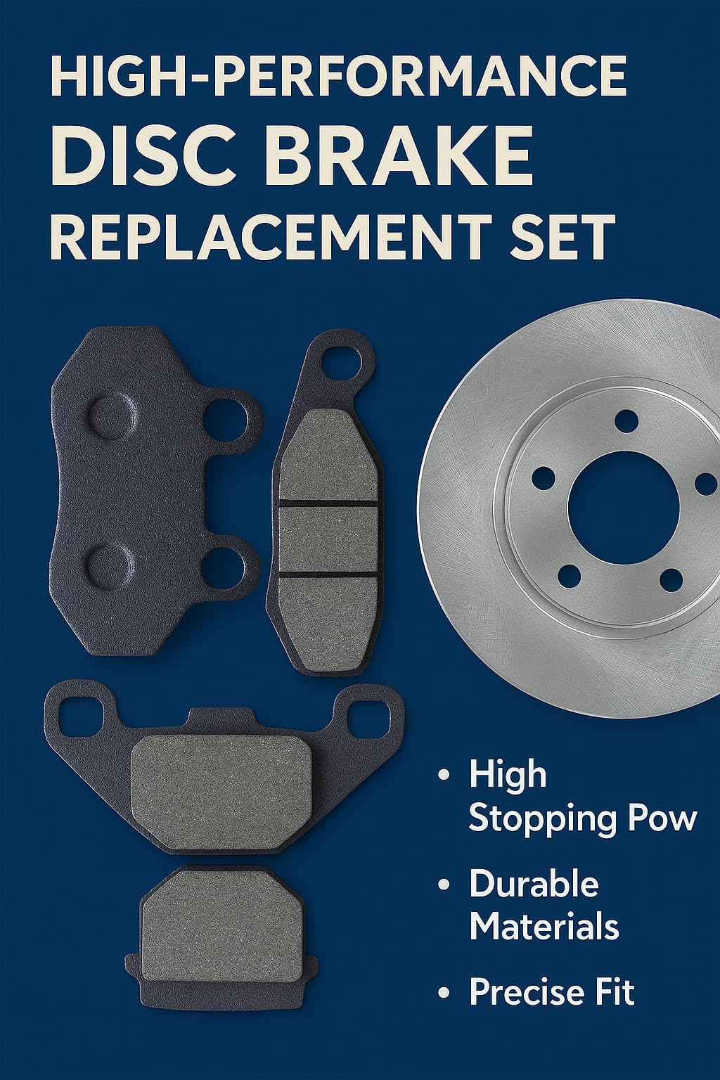 Viewlite Premium Combo Front & Rear Brake Disc Pad Compatible with Ola S1/S1 Pro – High-Performance, Durable & Precision Fit Scooter Accessories for Ultimate Comfort & Safety - Image 3 thumbnail