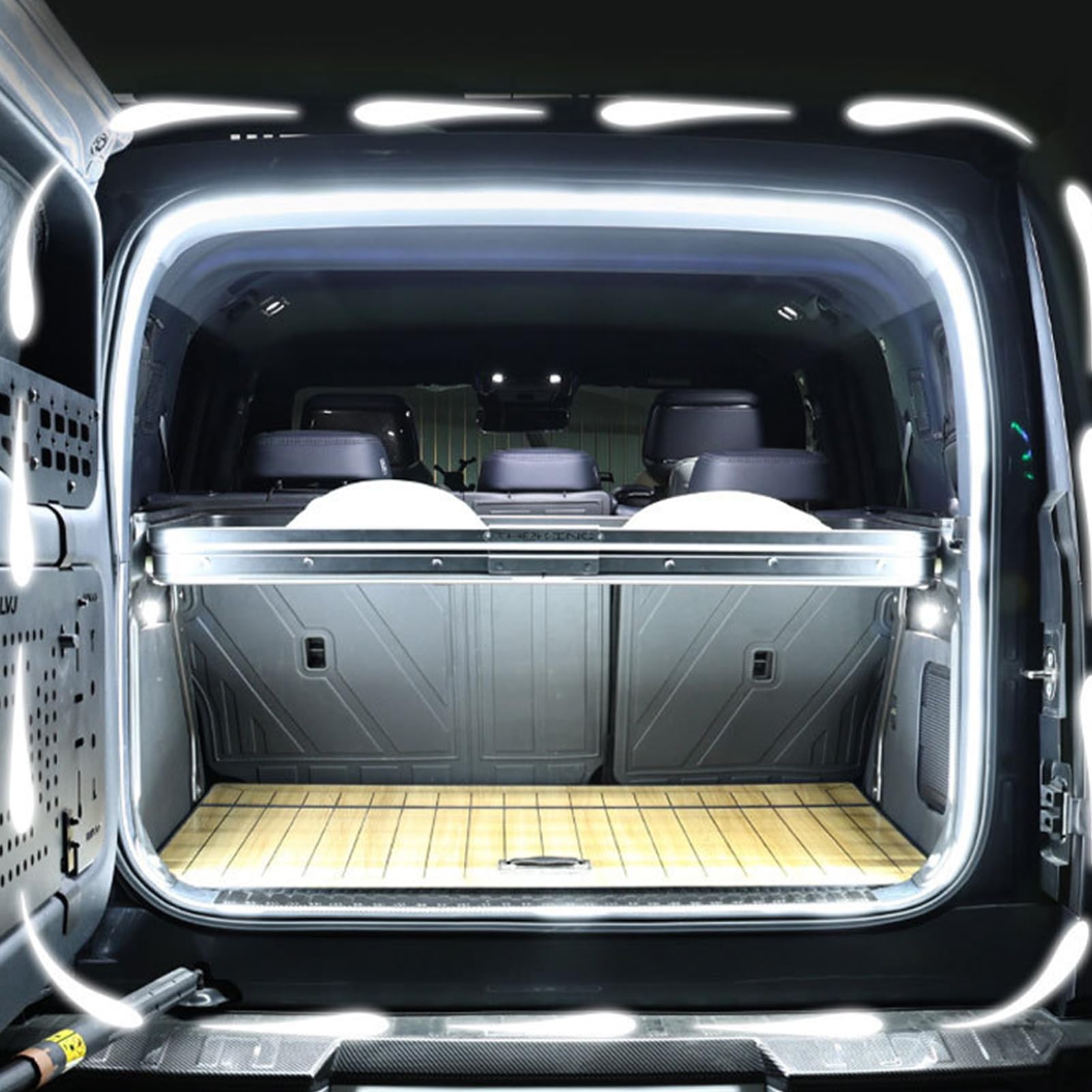 Luces LED En Tira para Camiones - Luces LED Interiores para Coche - Accesorios de Iluminación para Vehículos de Carga, Camiones, Furgonetas y Decoración para Hombres y Mujeres