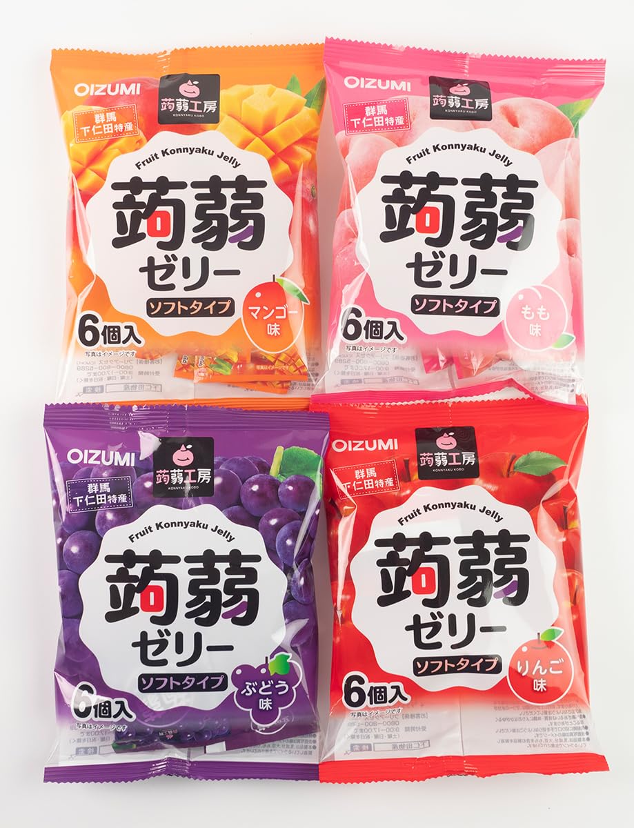 Amazon.co.jp: 大容量！108粒入り！下仁田の蒟蒻ゼリーソフトタイプ4種