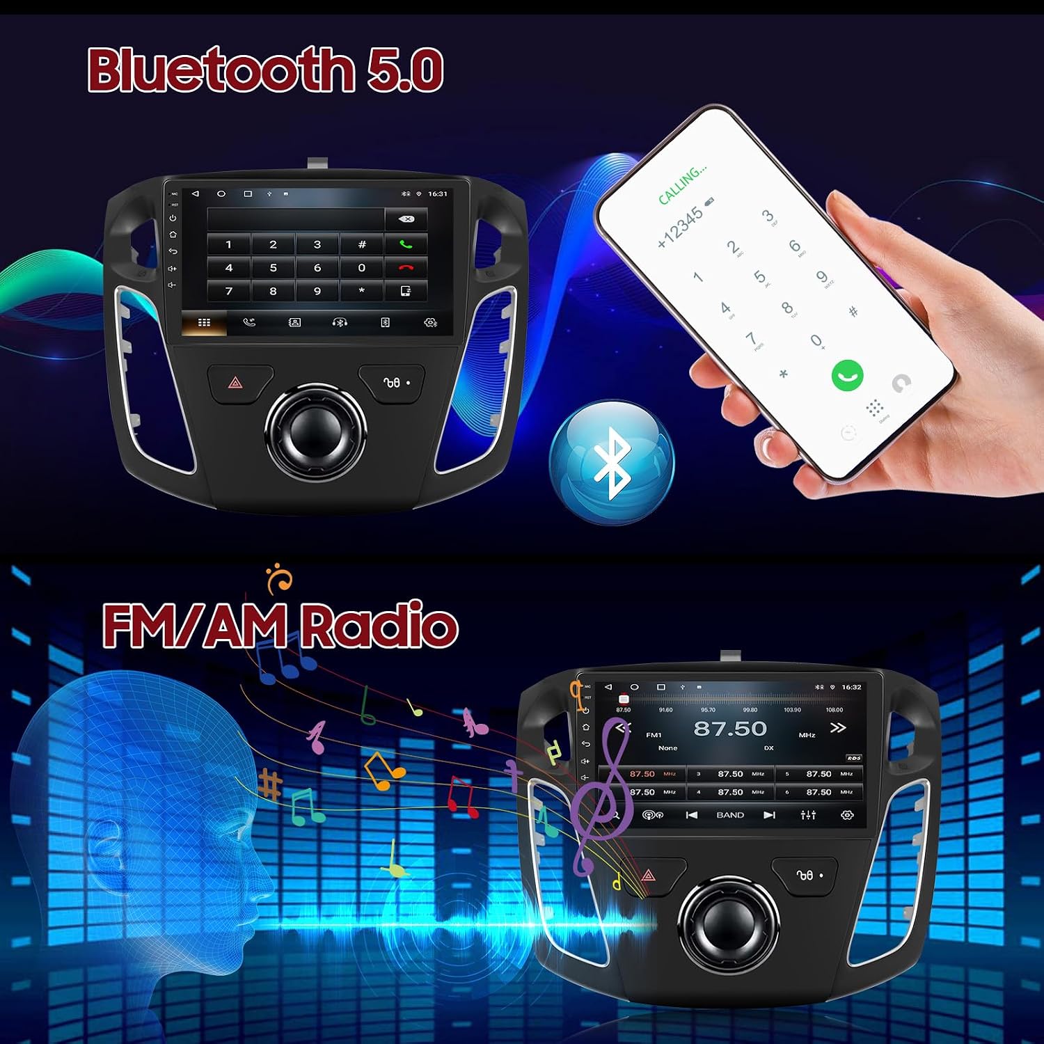 Car Stereo Radio for Ford Focus 2012-2017