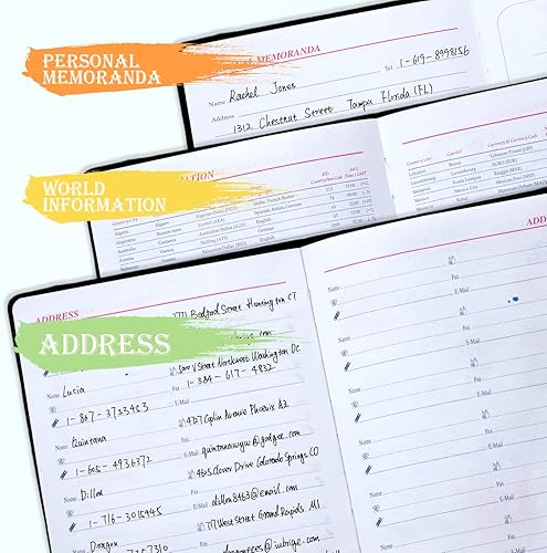 Miniatura 5 de Yitote Libro de citas 2023, agenda diaria 2023, agenda por hora con ranuras de tiempo, diario de citas para vida personal, tapa dura de tamaño A5 +