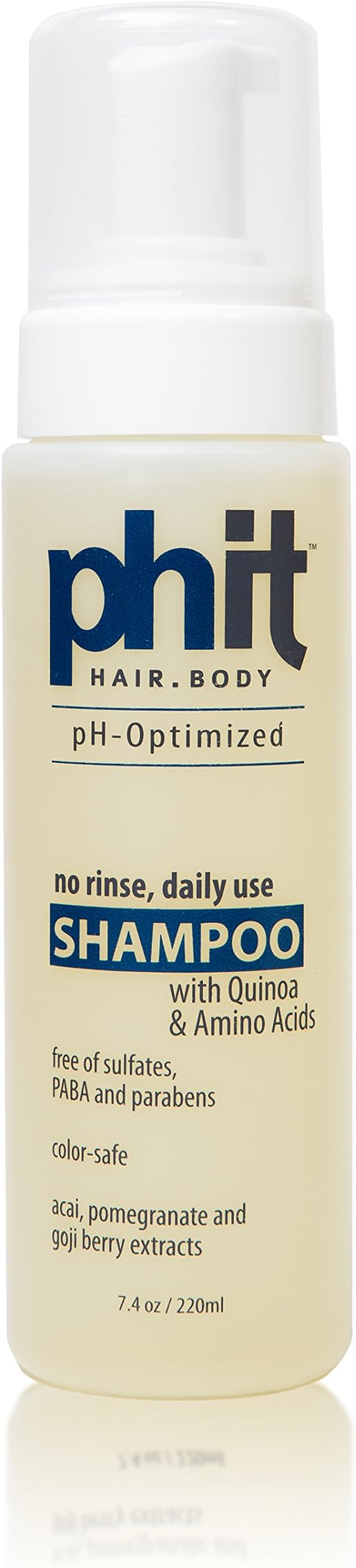 PHIT Hair and Body Daily Use No Rinse Shampoo, 7.4 Ounce