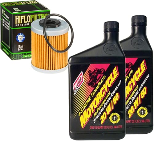Kit de cambio de aceite y filtro para Polaris 2008 Outlaw 525 S sintético 20W-50