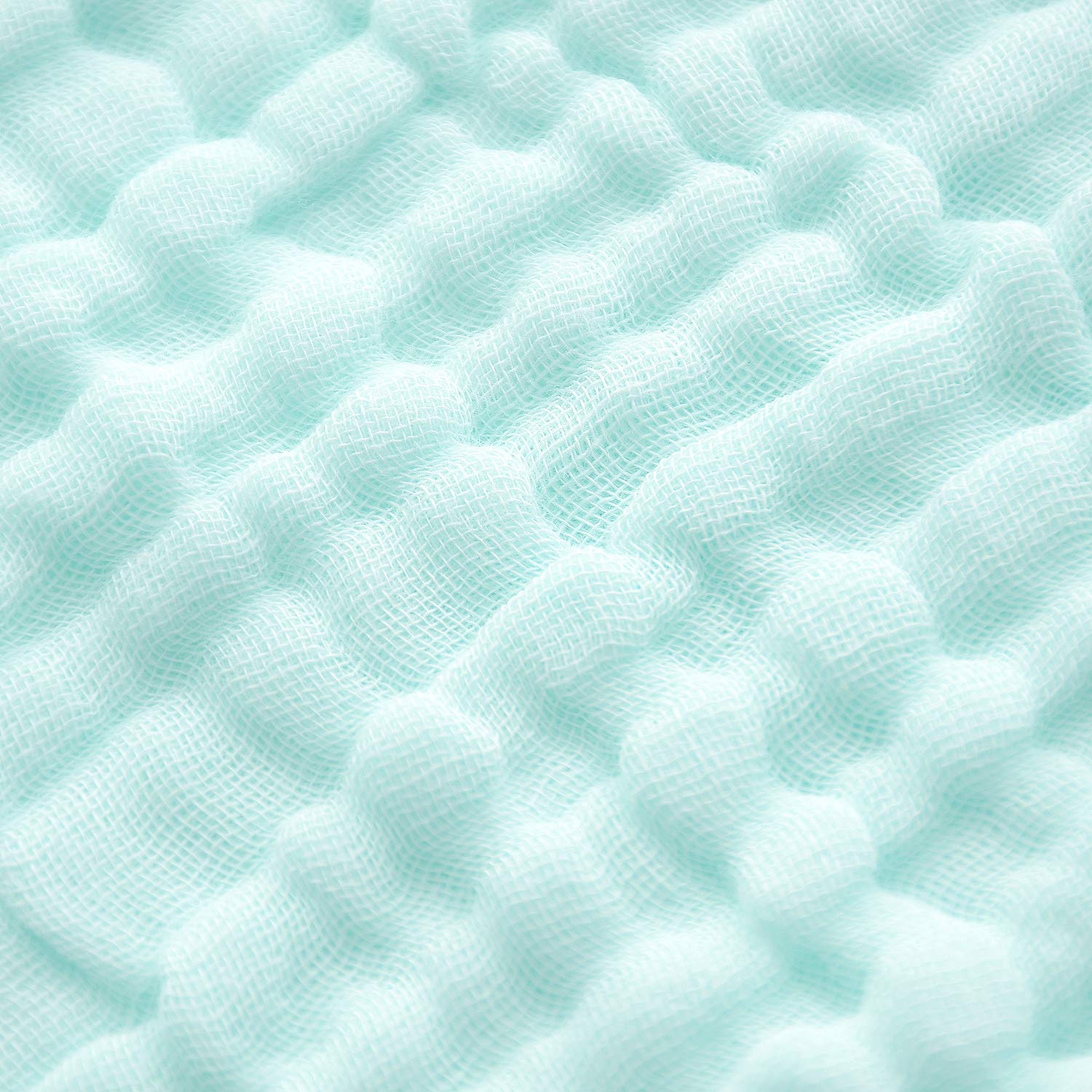 Mukin Baby-Musselin-Waschlappen – natürliche Musselin-Baumwolle Babytücher – weiches Gesichtshandtuch für Neugeborene für empfindliche Haut – Babyregister als Dusche, 10 Stück, 30,5 x 30,5 cm, Grün
