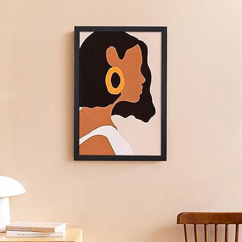 Vista 360 de eletecpro Juego de 10 marcos de fotos de 8.5 x 11 pulgadas, collage de fotos, decoración de pared, fotos de 5 x 7 con paspartú o de 8.5 x 11 Negro