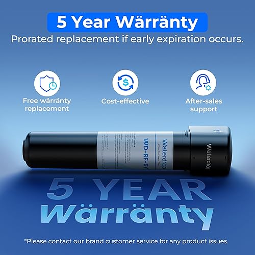 Miniatura 3 de Waterdrop UA-5Y 𝟓 𝐀ños Sistema de Filtro de Agua para Debajo del Fregadero, Ultra Larga Vida, Reduce Plomo, Cloro, Mal Sabor y Olor, Filtro de Agua
