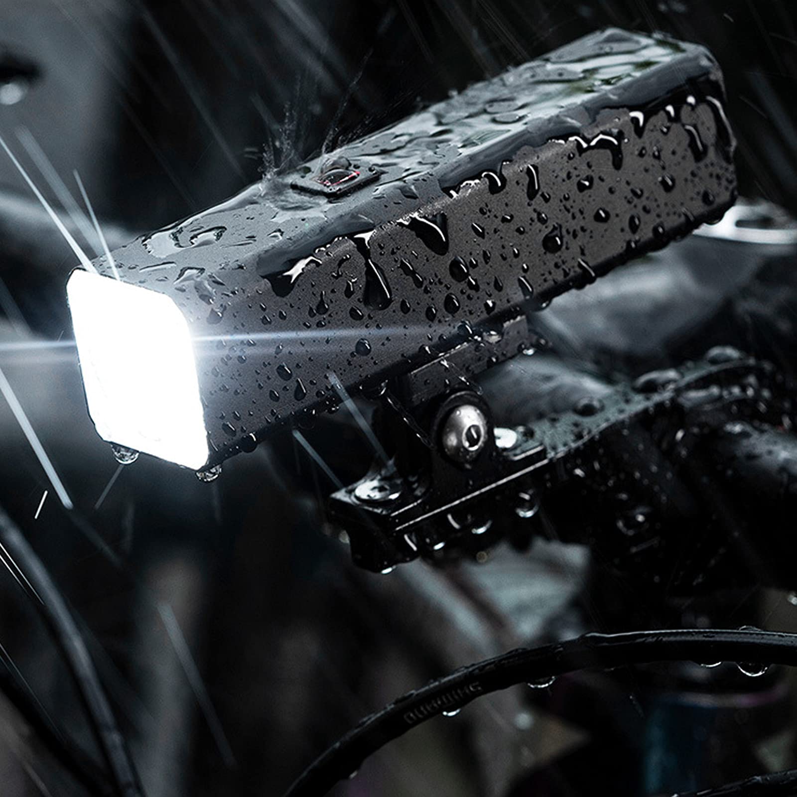 Oświetlenie reflektorów rowerowych lampa jazda światło stop aluminium powłoka wodoodporna wielofunkcyjna lampa akcesoria rowerowe