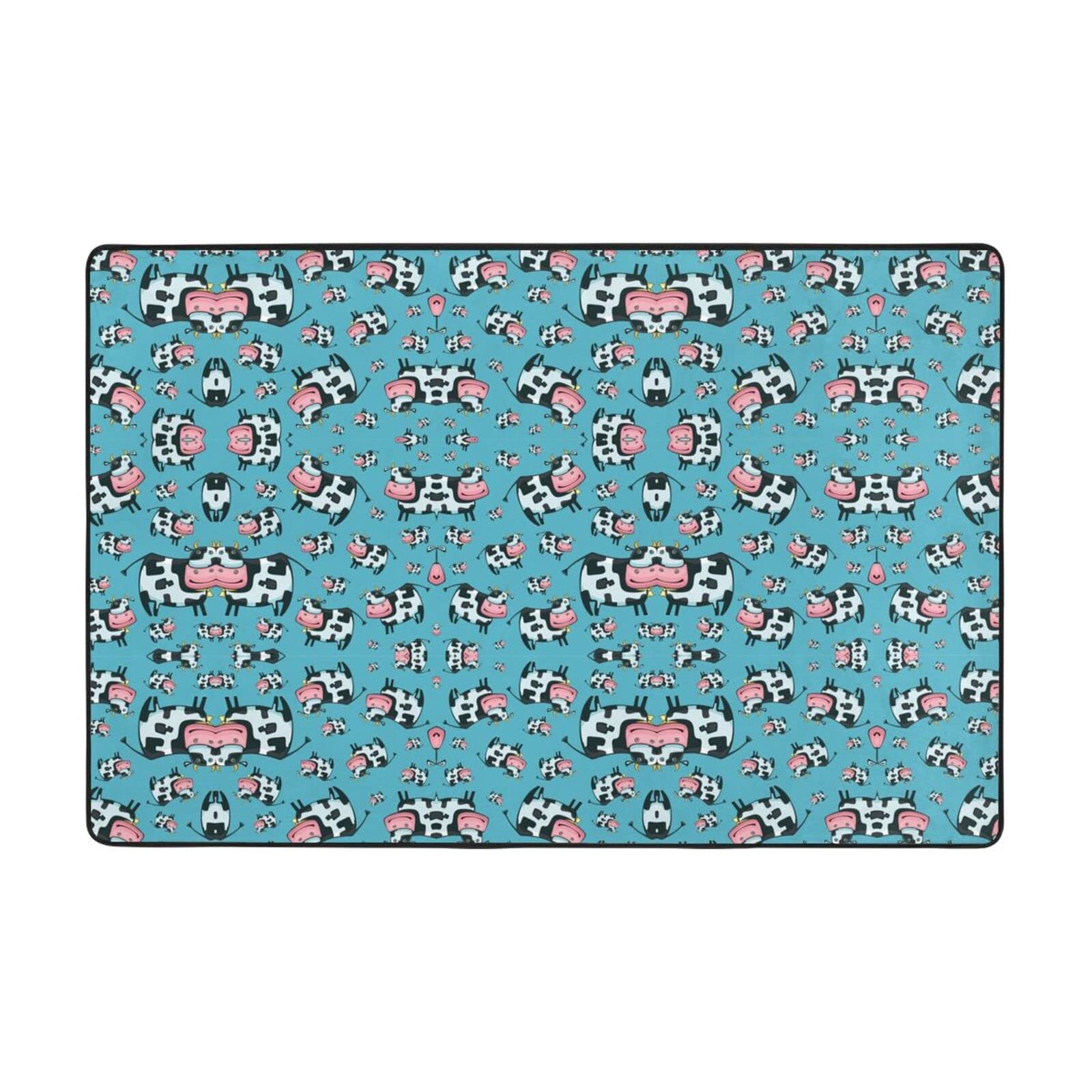 Tapis vache super doux pour créer un coin lecture cosy au salon