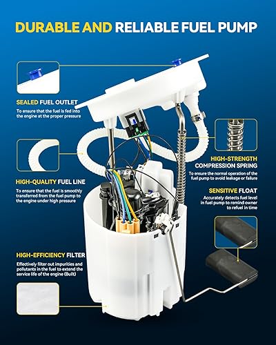 Miniatura 49 de PHILTOP Electric Fuel Pump Assembly Fits For Chevrolet S10 1985-1991, GMC S15 1985-1990, GMC Sonoma 1991, GMC Syclone 1991, SP06B1H