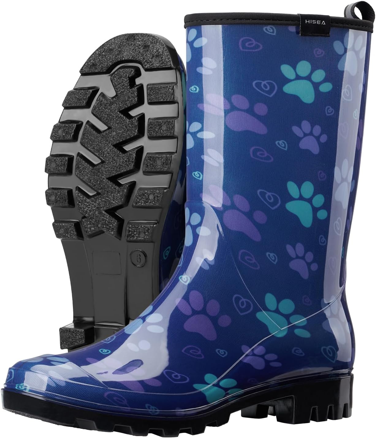 HISEA Women's Rain Boots Waterproof Mid Calf Garden Boots for Women - Image 4