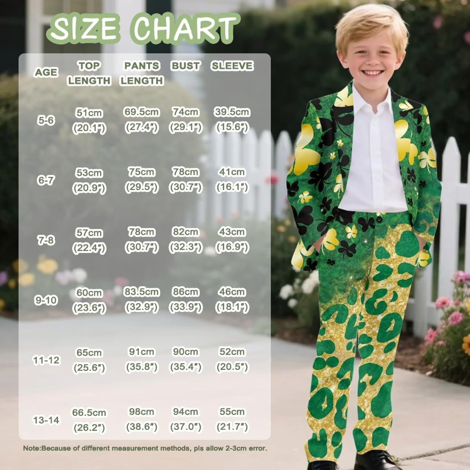 Boys' Suits 2 Pice Suit Slim Fit Kids Outfits Blazer and Pants 5-14Y