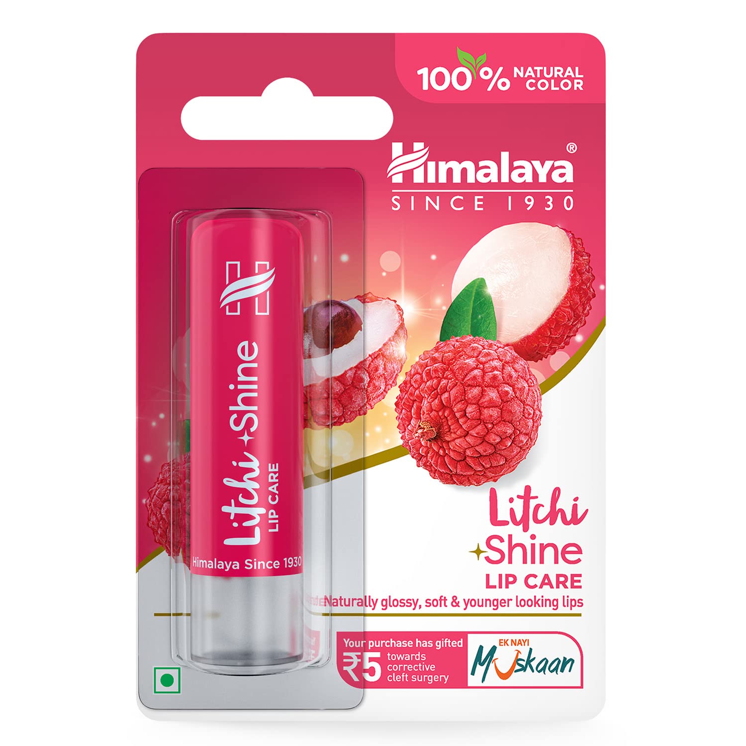 Himalaya Litchi Shine Lip Care, 4.5g-image-29