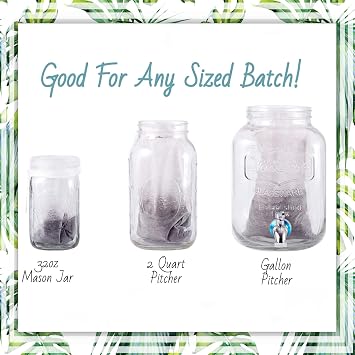 60PCS No Mess Cold Brew Bags, Cold Brew Coffee Filters 6x 10 Disposable French Press Filter Bags Fine Mesh Brewing Bag with Drawstring for Iced Coffee Maker Hot Tea in Mason Jar or Pitcher